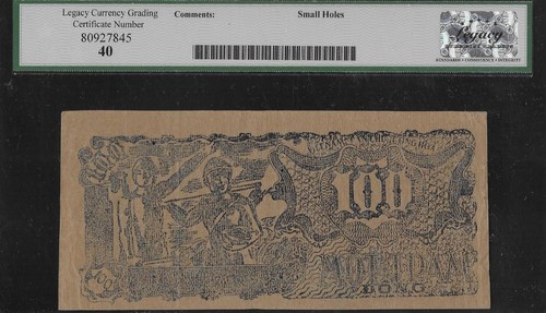 Vietnam P-30b 100 Dong 1949 Red Serial # LCG 40 - Picture 2 of 2