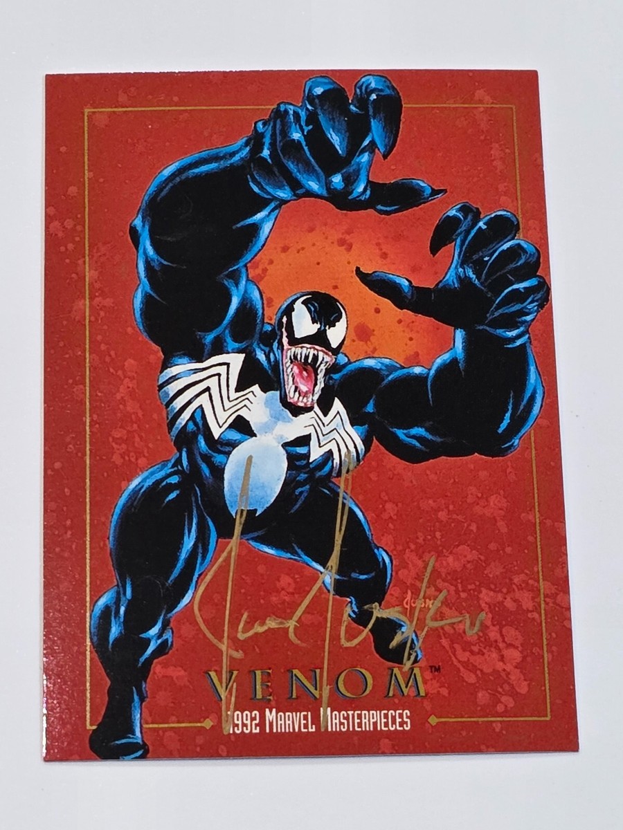 1992 MARVEL MASTERPIECES Signed Joe Jusko #97 VENOM Autograph