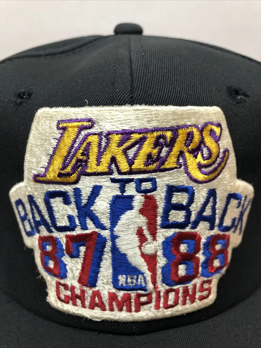 Vintage Sports Specialties LA Lakers Back to Back 87-88 Champions