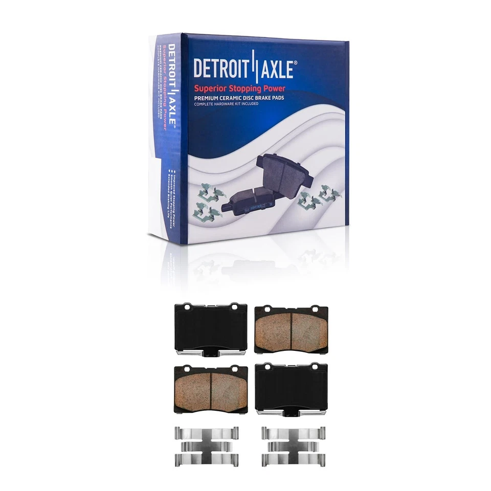 Front Rear Rotor Ceramic Brake Pads for 2005 2006 2007 2008 2009-2012 Acura RL - Image 4 of 4