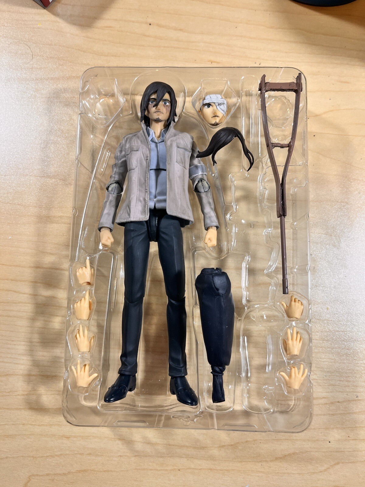 Eren Yeager Marley Infiltrater Attack On Titan Figure Custom eBay