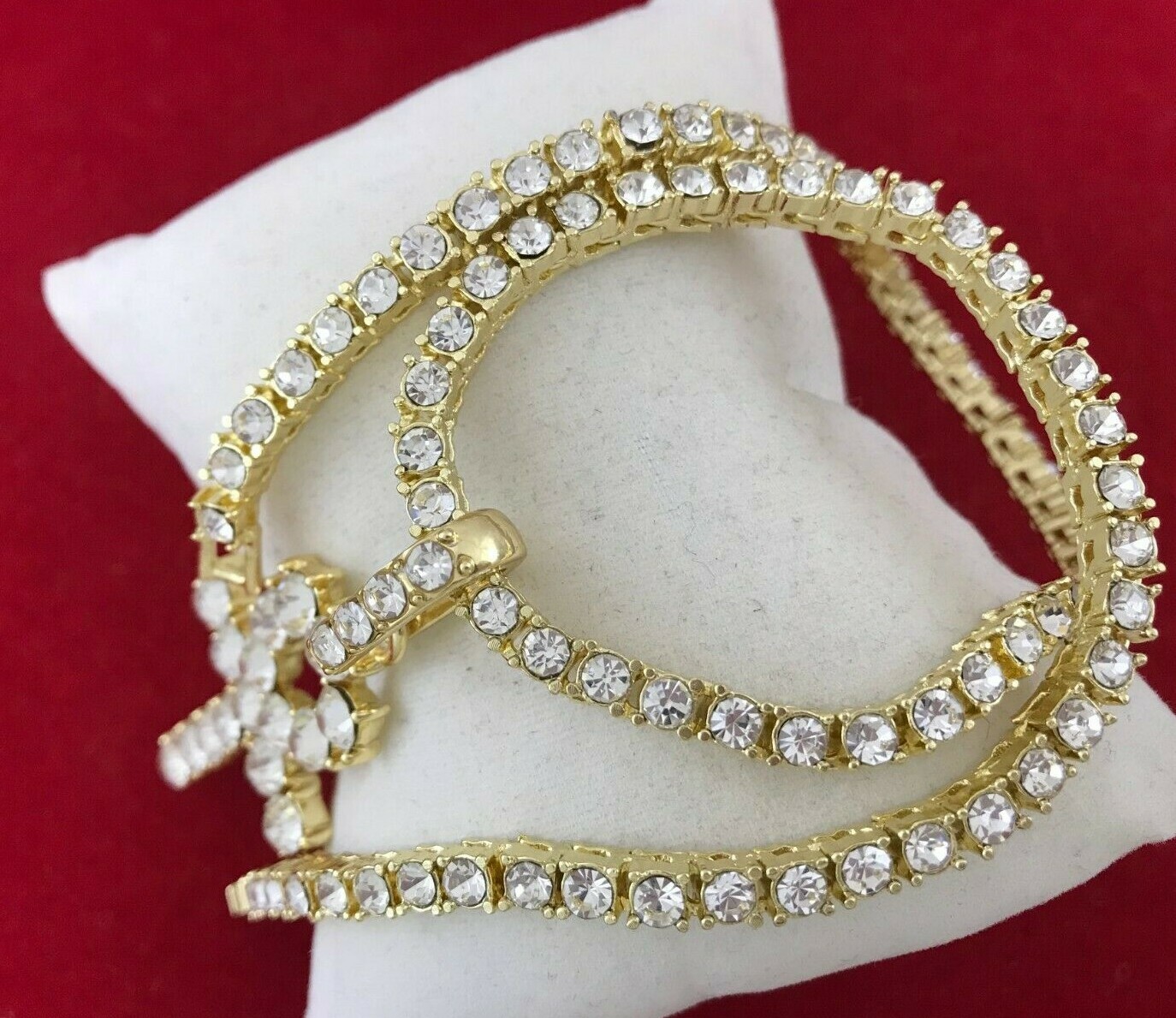 Collana Stile Urbano Collana Hip Hop Con Ciondolo ANKH Placcato - Foto 5