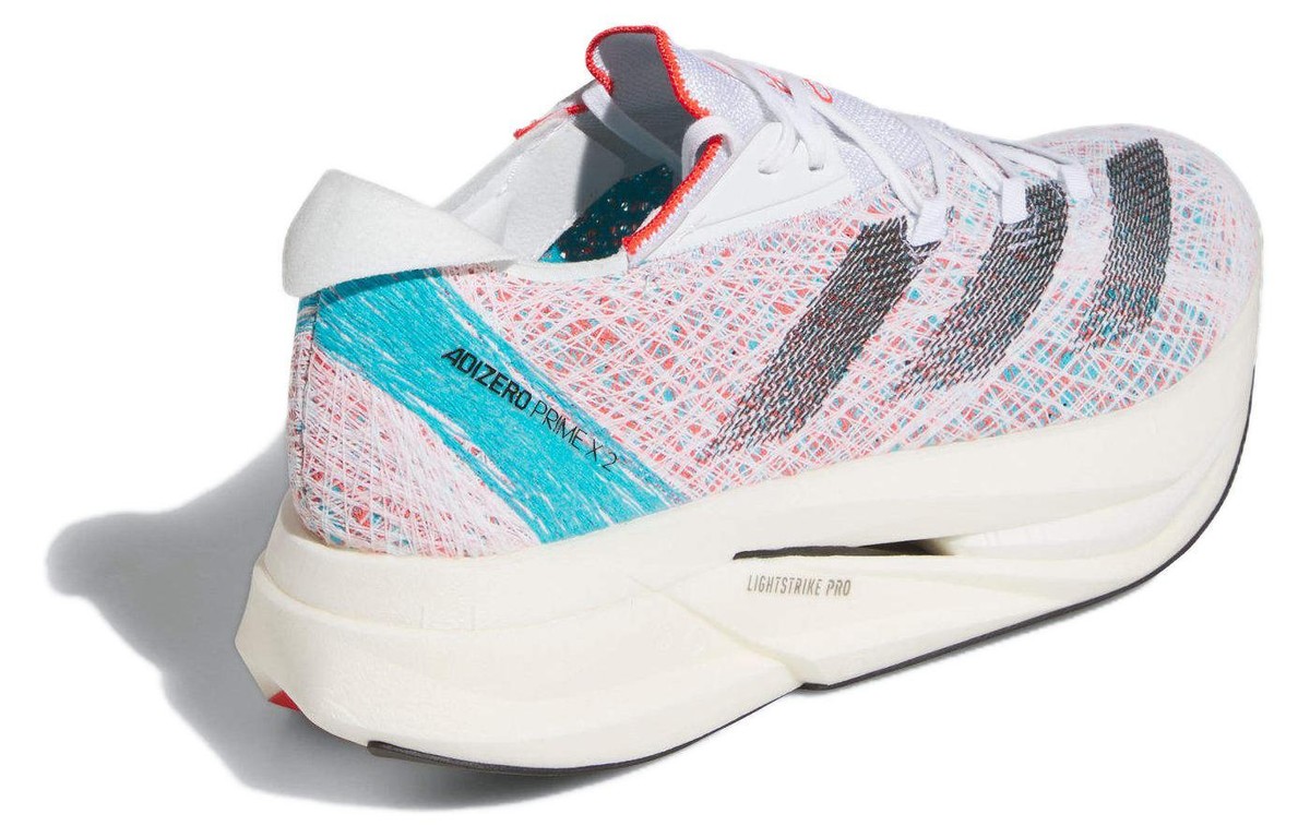 adidas Adizero Prime X 2.0 Strung Low White Lucid Cyan