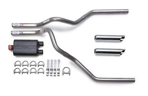 Ford F150 15-18 2.5/" Stainless Dual Exhaust Kit Flowmaster Super 44