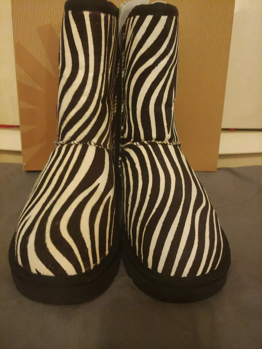 Zebra print ugg clearance boots