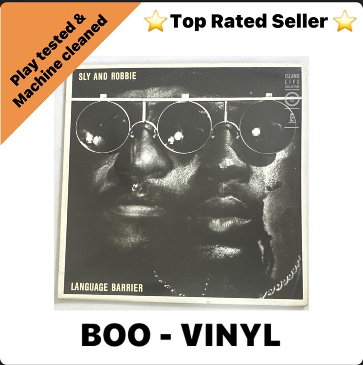 Sly & Robbie Language Barrier LP Album Vinyl Record ILPM 9831 - VG+ / VG+