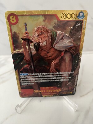 One Piece TCG Silvers Rayleigh OP08-118 SEC Two Legends English
