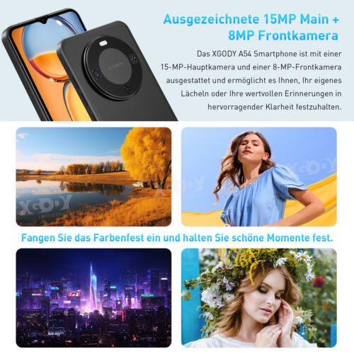 XGODY Neu Smartphone Android 6,5" Handy Ohne Vertrag DE Dual SIM 4Core Phablet - Bild 6 von 15