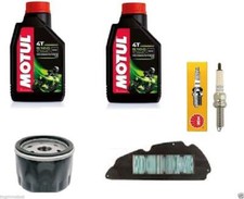 Kit tagliando OLIO MOTUL FILTRO ARIA ED OLIO CANDELA HONDA SH300 2019 2020 2021