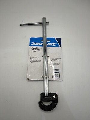 Silverline 280mm verstellbarer Waschtischschlüssel Mutternschlüssel CB40