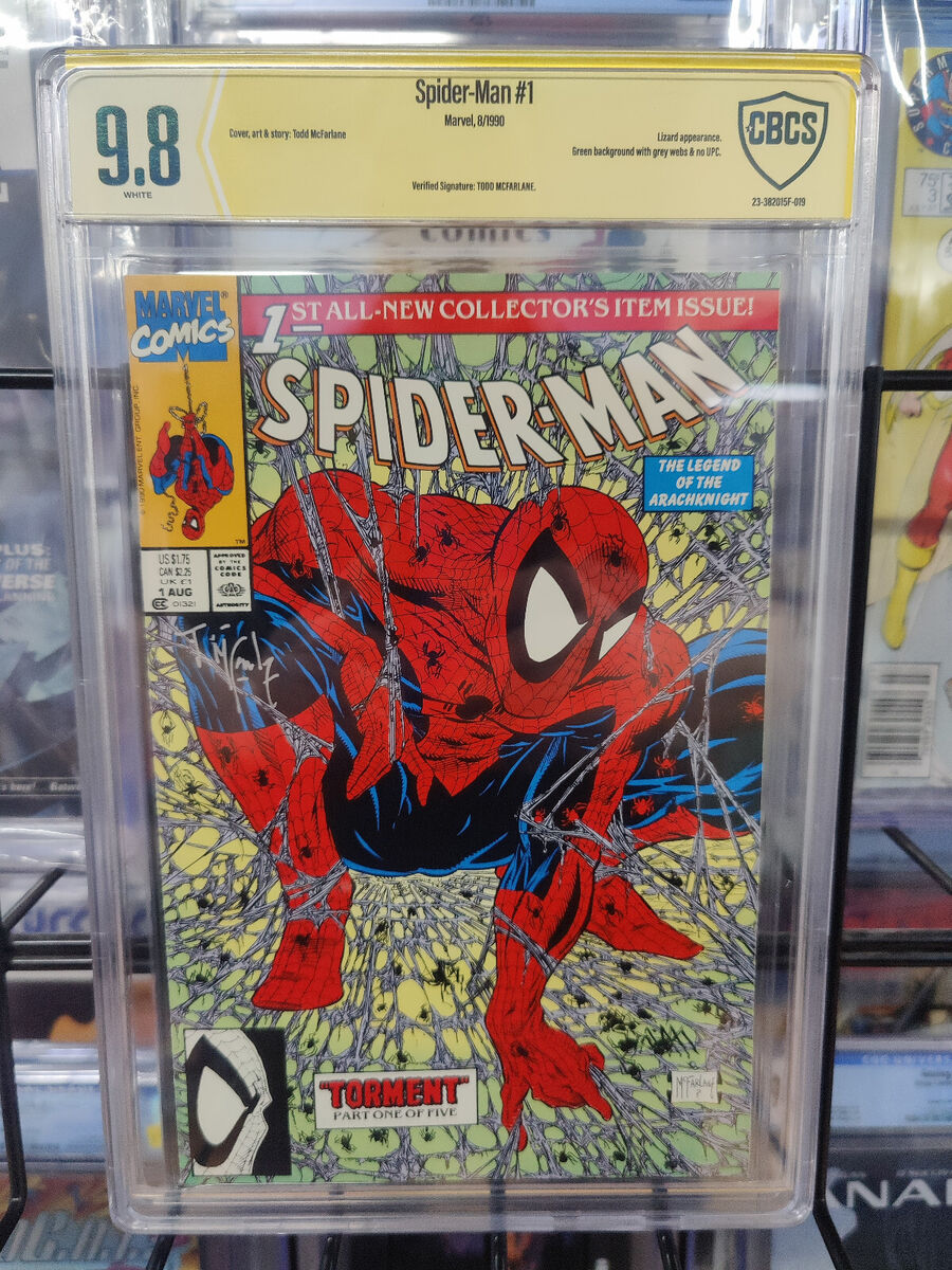SPIDER-MAN #1 (1990) - CBCS GRADE 9.8 - STAMPED VARIANT SPIDER-MAN #1 (1990) - CBCS GRADE 9.8 - STAMPED VARIANT