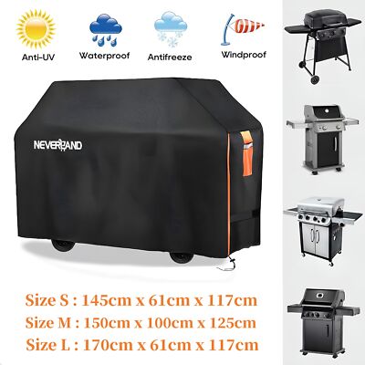 BBQ Grillabdeckung Abdeckhaube Wasserdicht Gasgrill Abdeckplane UV Schutzhülle