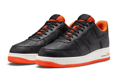 Nike Air Force 1 '07 PRM Halloween Black Glow in Dark UK 6 US 6.5 DC8891-001 New