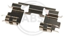 A.B.S. Zubehörsatz, Scheibenbremsbelag Vorne 1670Q