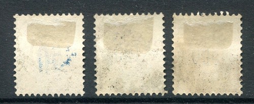 Switzerland 1878-80 blue Postage Dues 50c, 100c. & 500c. unused SPECIMEN h/stamp - Picture 2 of 2