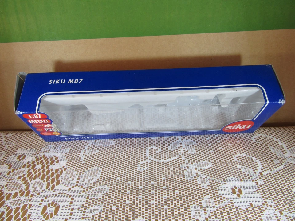 A245 SIKU 1832 Deutschland Schachtel Leere für SIKU M87 Halb Anhänger Ho 1:87 - Bild 3 von 4