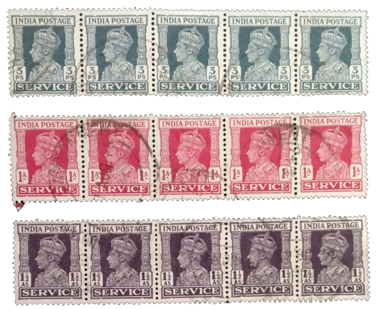 Pre-Decimal Jorge VI (1936-1952) colonias británicas y Bloques de estampillas de territorios