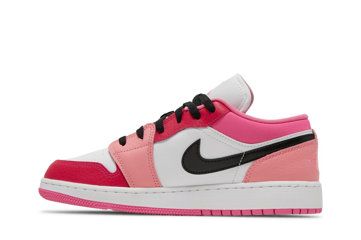 Nike Air Jordan 1 Low GS White Pinksicle 553560-162 | eBay