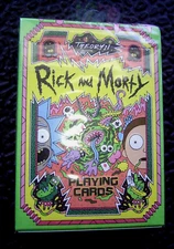 Rick and Morty Playing Cards By Theory 11 new sealed in cello packaging mint con