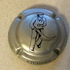 Capsule de Champagne ETCHART Laurent (8. argent et noir)