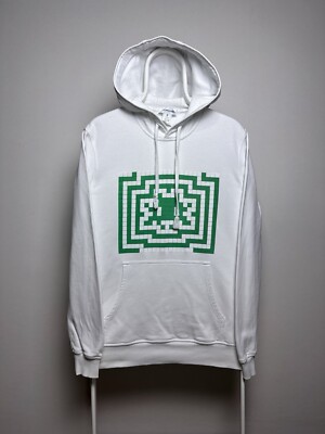 Comme Des Garcons Shirt Printed Pixel Space Invader Hoodie Size M
