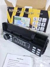 MP3 Car Player Bluetooth Single Car Stereo Audio In-Dash AUX LED D3400 Radio 🔥