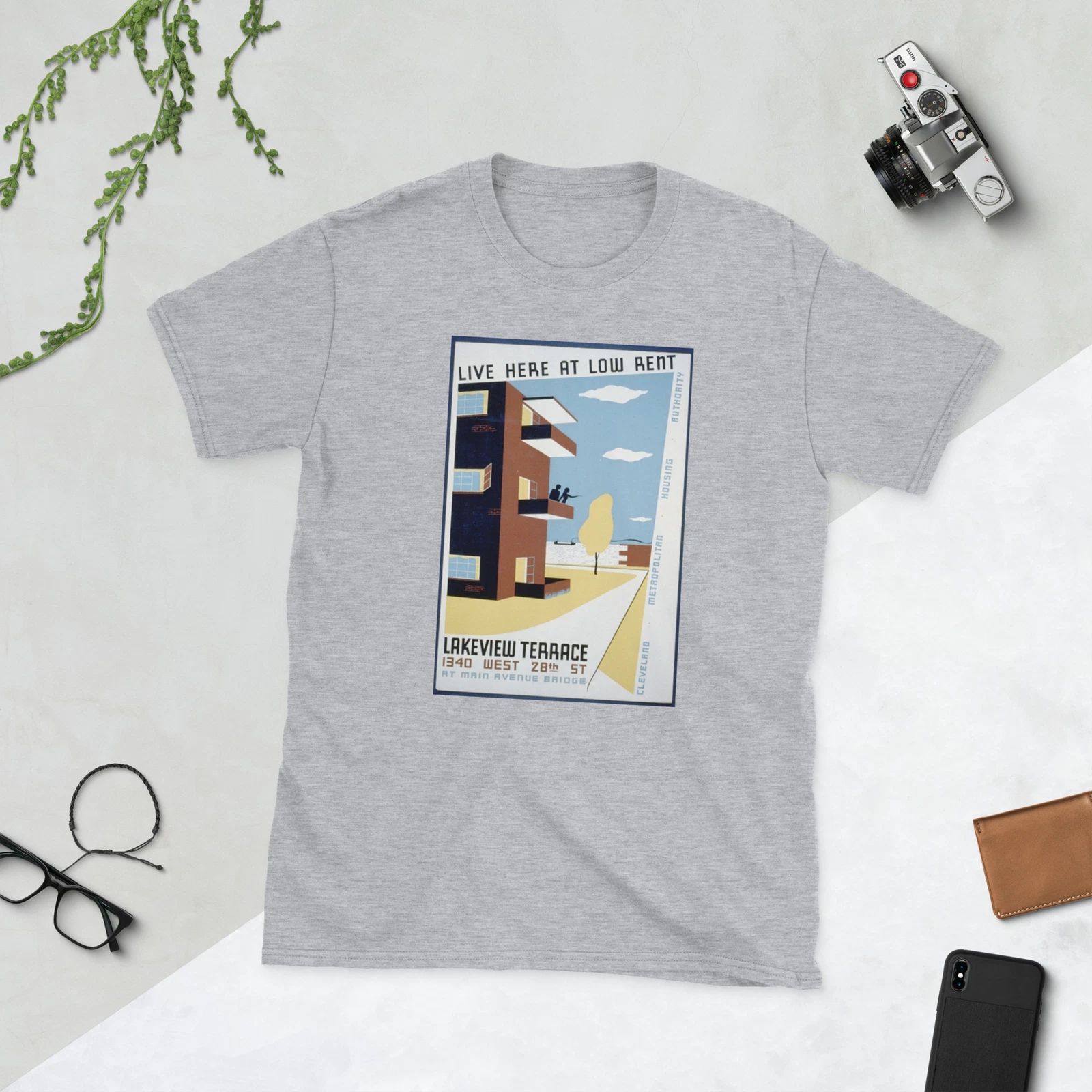 Lakeview Terrace 1940 Live here at low rent Clevelend OH Unisex T-Shirt