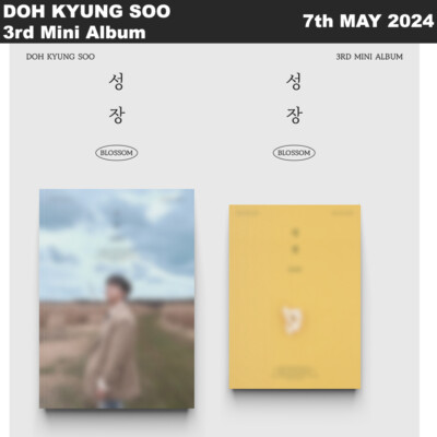 EXO D.O DOH KYUNG SOO 성장 BLOSSOM 3rd Mini Album CD+Potobook+Photocard+Etc+Track#
