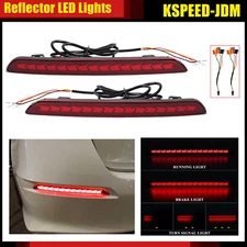 For Honda Civic 2022-25 LED Bumper Reflector Brake Tail Signal Light Sequential