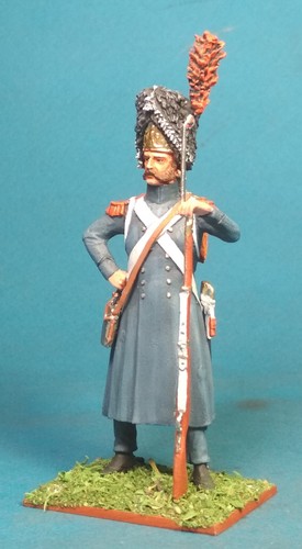 Infantería Francesa Desmontada en Abrigos, Metal Blanco 60 mm 1/30 Figura Kit - Imagen 125 de 155