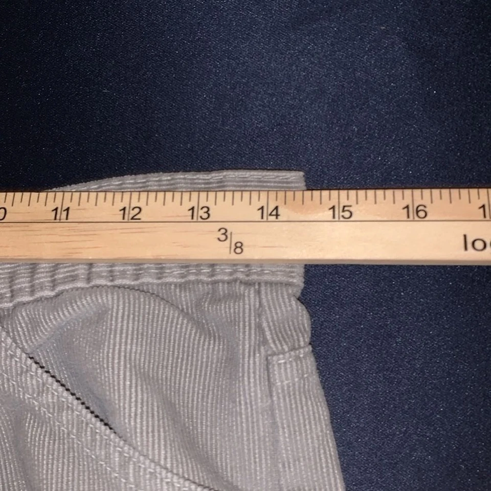 Jeans de pana vintage Sears para niños talla 29x29 gris Foto 4 de 4