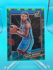 2023-24 Panini Donruss - Rated Rookie Cason Wallace #231 Holo Green Laser (RC)