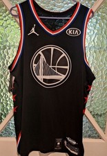 Nike Golden State Warriors CURRY All Star Authentic 2019 Jersey 52 XL BV3567-011
