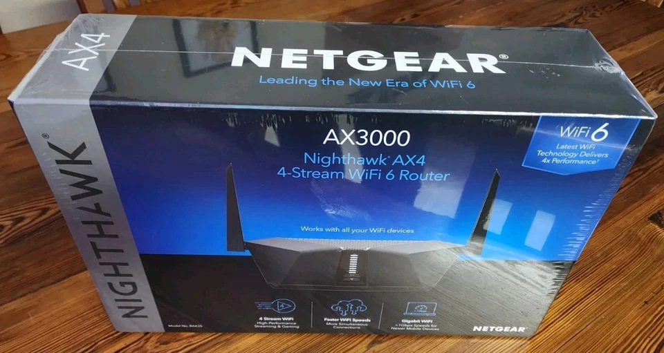 NETGEAR Nighthawk AX3000 (RAX35) WiFi 6 Router – Dual Band AX4 4-Stream Gigabit - Image 3 of 4