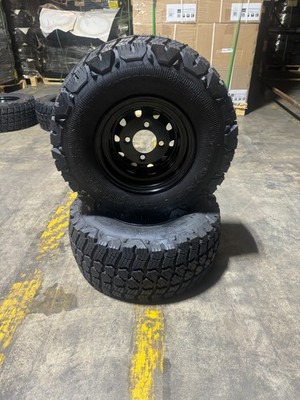 TWO 22x10-10 Rear Wheels 4 LUG ZTR Mower Toro, Cub Cadet, Husqvarna, Bad Boy
