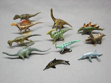 JAPANESE  KAIYODO  DINOSAUR  MODELS -LOT of 11
