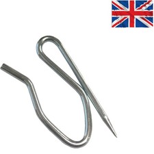 Deep Pinch Pleat Metal Hooks - 25 Durable Silver Curtain Pins for All Windows
