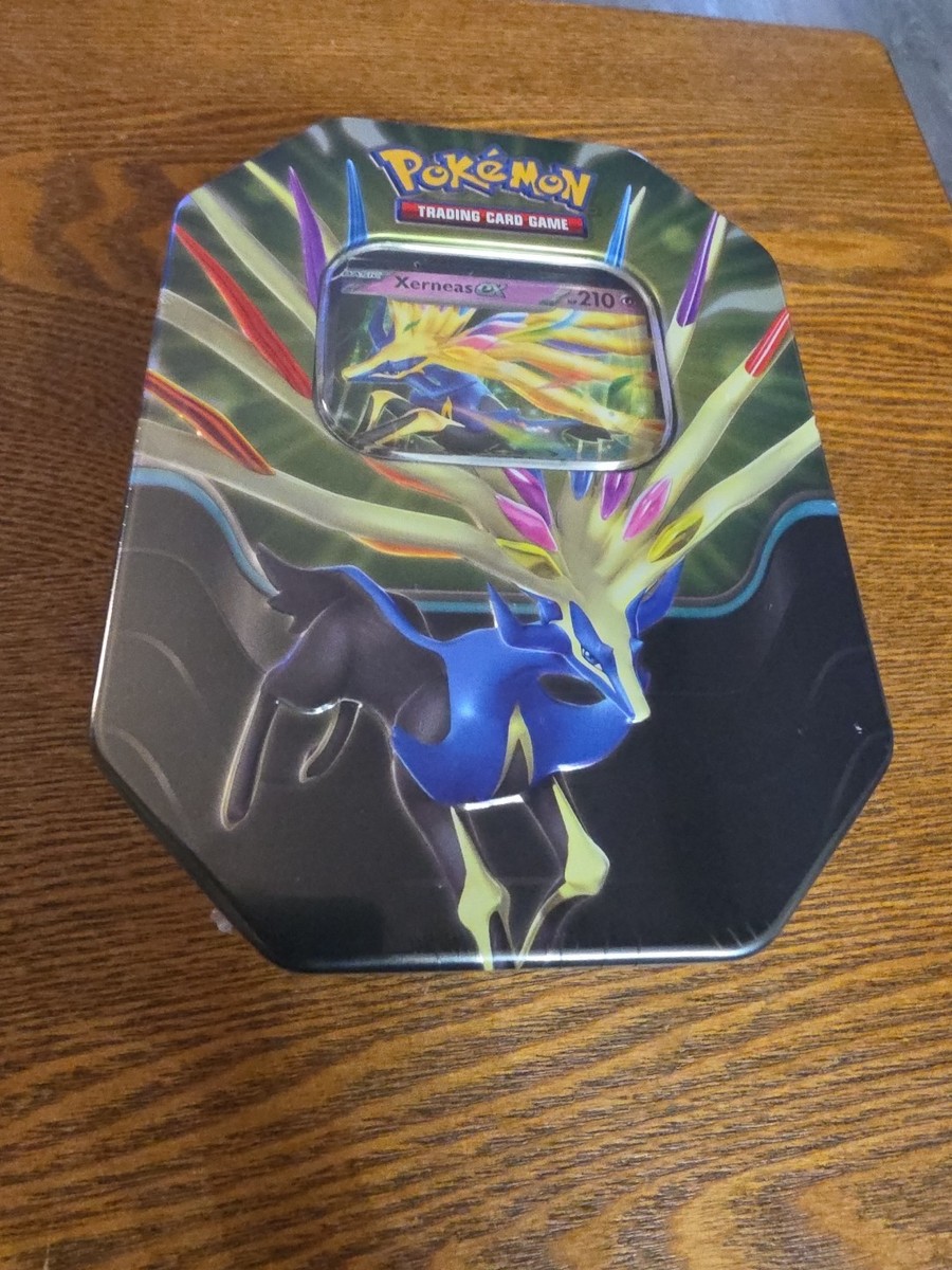 Pokemon TCG Azure Legends Tin (Xerneas ex) Pokemon Center Tin Pokemon TCG Azure Legends Tin (Xerneas ex) Pokemon Center Tin