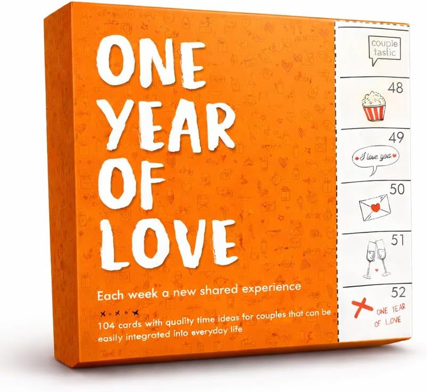 One Year of Love – Meaningful Romantic Gift for Couples | a Weekly Relationship