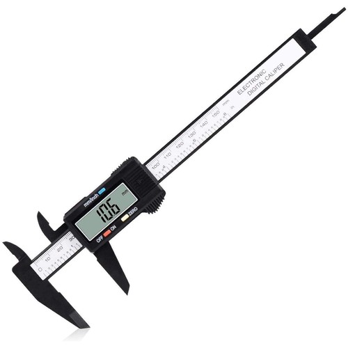 Digital Caliper, Adoric 0-6" Calipers Measuring Tool - Electronic 6", Black  - Picture 4 of 8