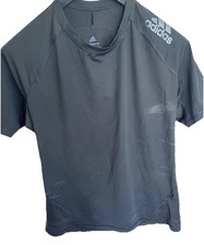 Adidas Techfit Compression Top Men's Sz L Black Gym Workout Running ClimaCool