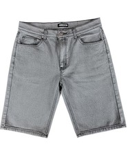 Vintage Mecca Mens Stone Gray Denim Shorts 36 Y2K Hip Hop Baggy Skater Jean Jort