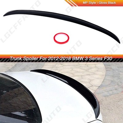 Gloss Black Trunk Spoiler Wing Performance For BMW 2012-2018 F30 330i F80 M4 4Dr