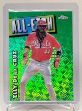 2025 Topps Chrome - All Etch Elly De La Cruz #CAE-4 Green Logofractor /99
