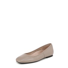 Vionic Womens Orinda Ballet Flat Putty Beige Leather 9 M