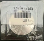 2003 American Silver Eagle 1 Oz Silver Dollar BU Coin Uncirculated Unopened Mint
