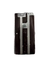 Ronson Pal Lighter Combo Cigarette Case Brown Chrome Used Untested Refillable