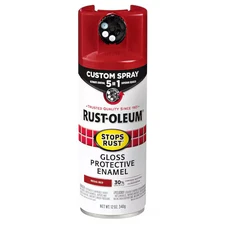 Rust-Oleum 376895 Rust Preventative Spray Paint, Regal Red, Gloss, Solvent, 12