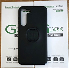Quad Lock Black Matte Plastic Back Case Cell ...