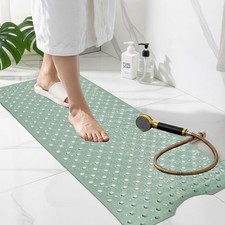 Non Slip Bath Mat Extra Large Shower Mat Anti Mold Strong Suction Rubber Mat